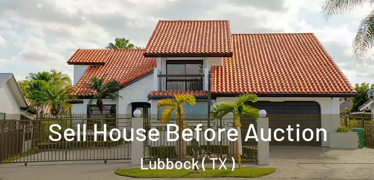  Sell House Before Auction Lubbock ( TX )